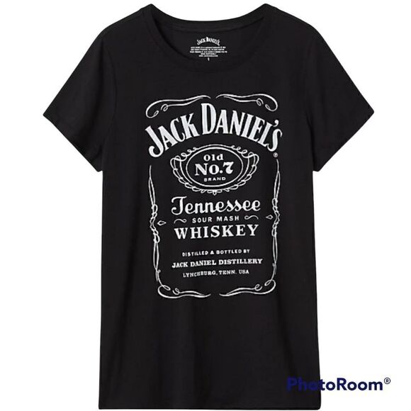 00X 10W Black Jack Daniel's Liquor Tee Tennessee Whiskey Classic Party Torrid - Picture 1 of 6